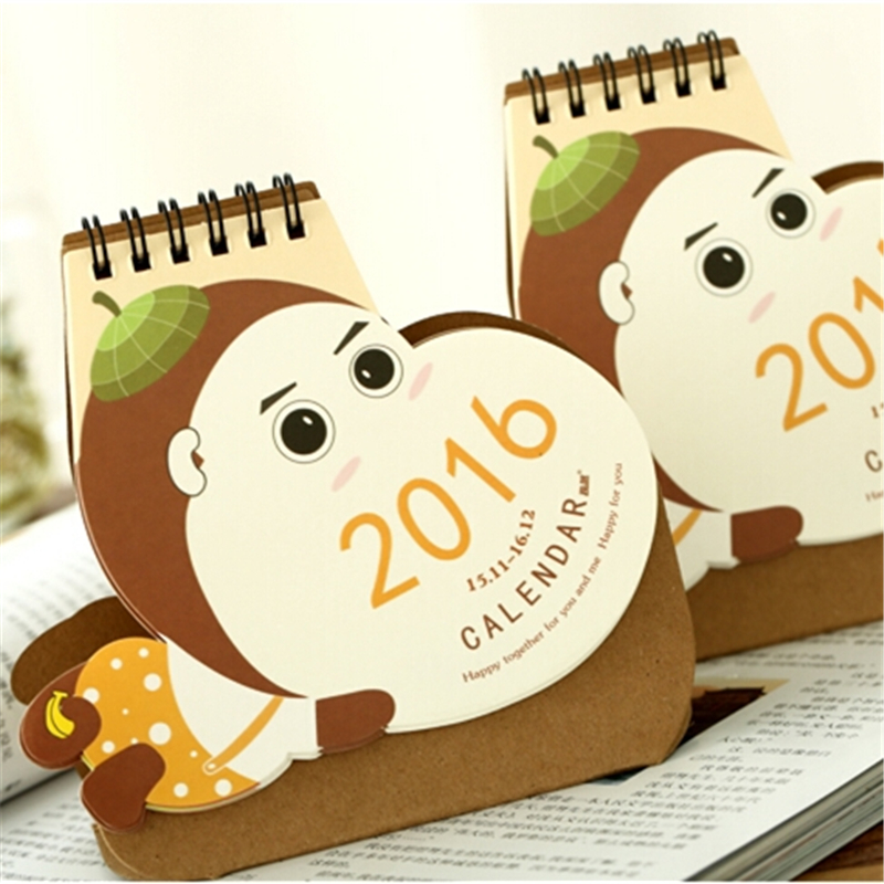 10pcs-Year-2016-creative-Cute-Monky-font-b-design-b-font-Schedule-font-b-Calendar-b